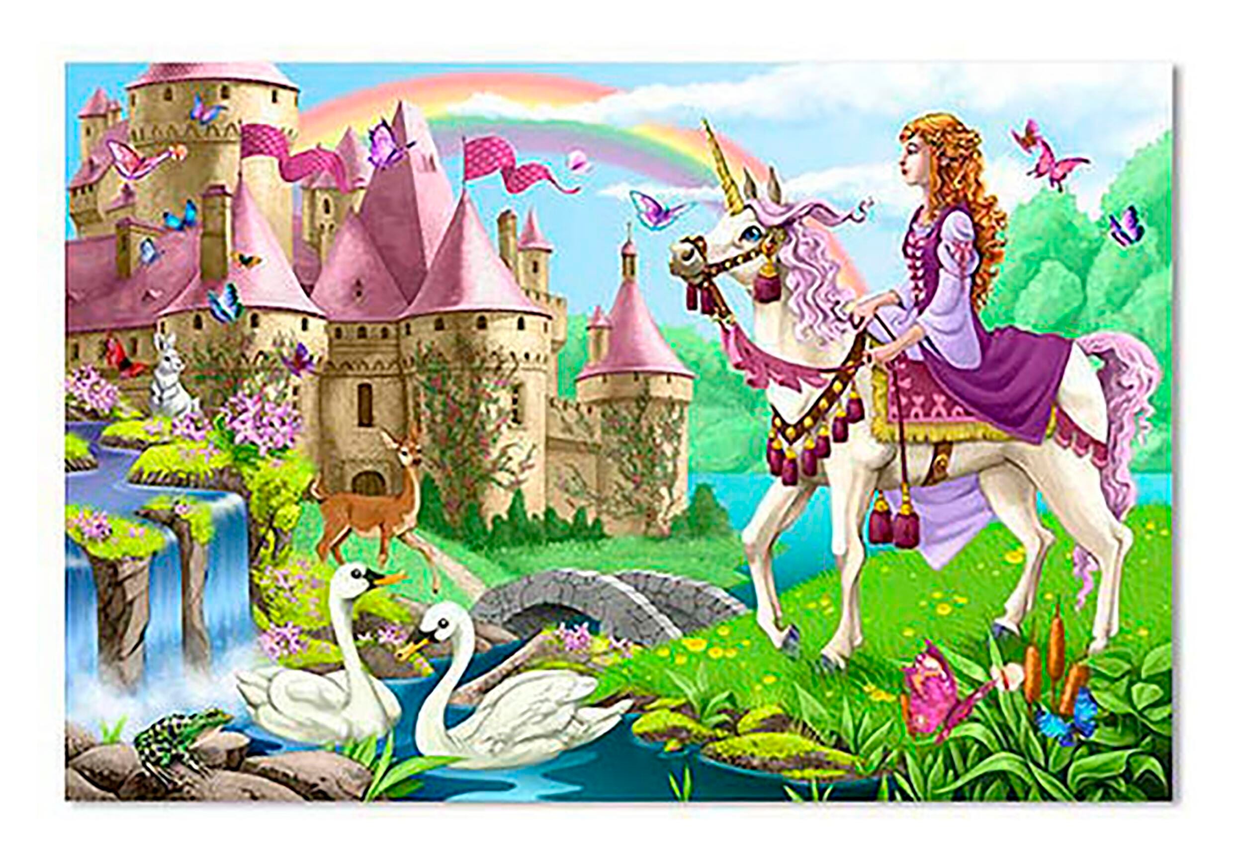 Melissa & Doug Fairy Tale Stamp Set - 30 Wooden Stamps With 6 Markers & Washable Ink Pads